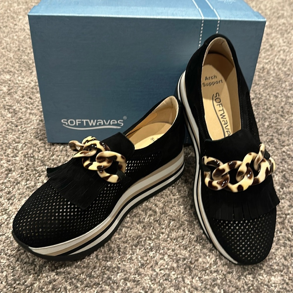 Softwaves close velour black/corr